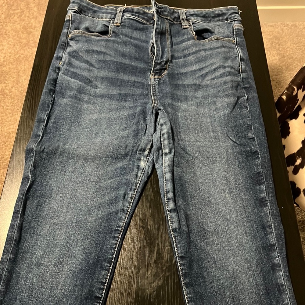 American eagle next level jeggings no rips